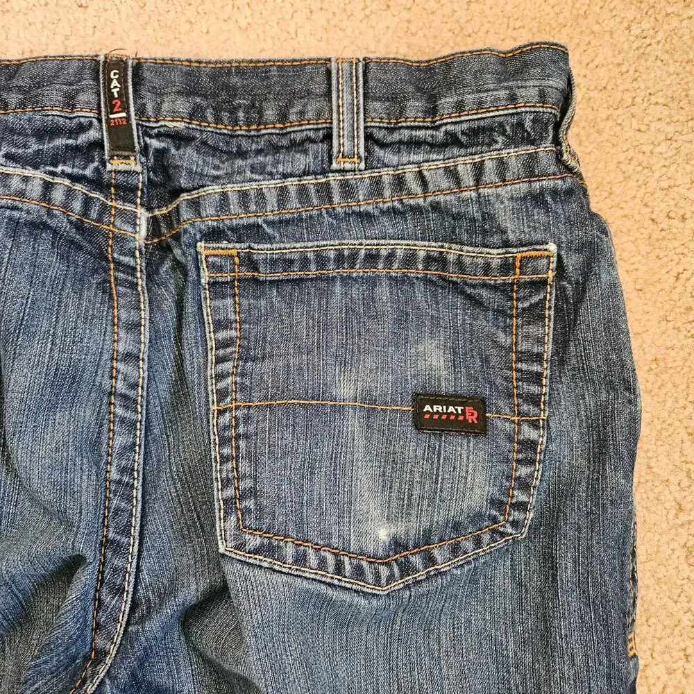 Ariat Flame-Resistant M3 Loose Straight-Leg Jeans 38/32